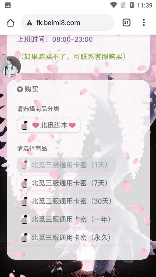 sky北觅脚本(免卡密)